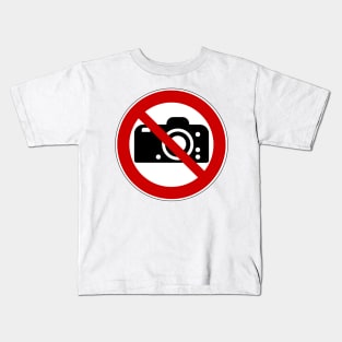 No photography Kids T-Shirt